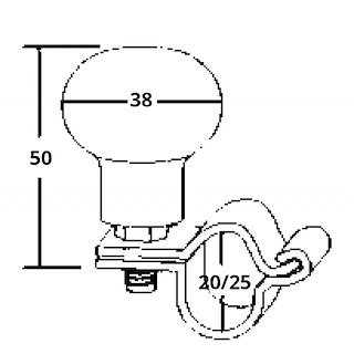 POMOLO GIREVOLE INOX