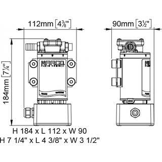 POMPA INGRANAGGI 12/24 V.