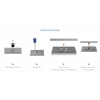 SISTEMA DI FISSAGGIO A INCASSO