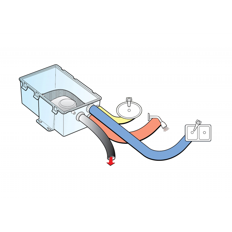 VASCHETTA DI RACCOLTA ACQUE GRIGIE