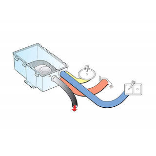 VASCHETTA DI RACCOLTA ACQUE GRIGIE