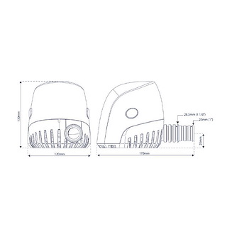 POMPA ORCA AUTO 1300 GPH 24V