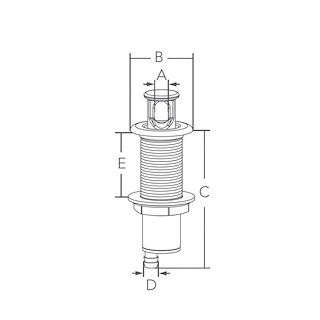 ATTACCO TRAINO SCI INOX