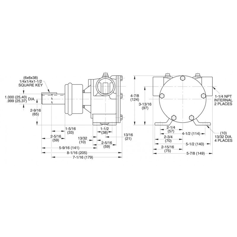 POMPA IN BRONZO 6400-1051