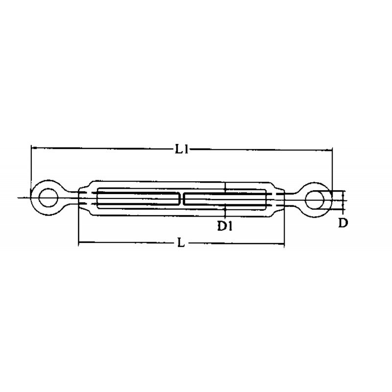 TENDITORE INOX OCCHIO-OCCHIO