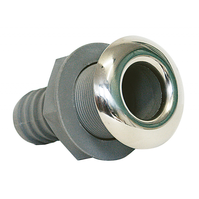 SCARICO A MARE DRITTO IN PVC-INOX