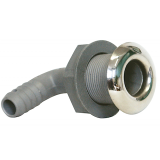 SCARICO A MARE CURVO IN PVC-INOX