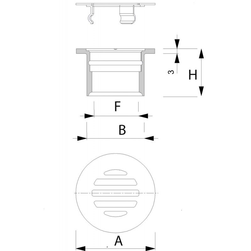 SCARICO IN ACCIAIO INOX
