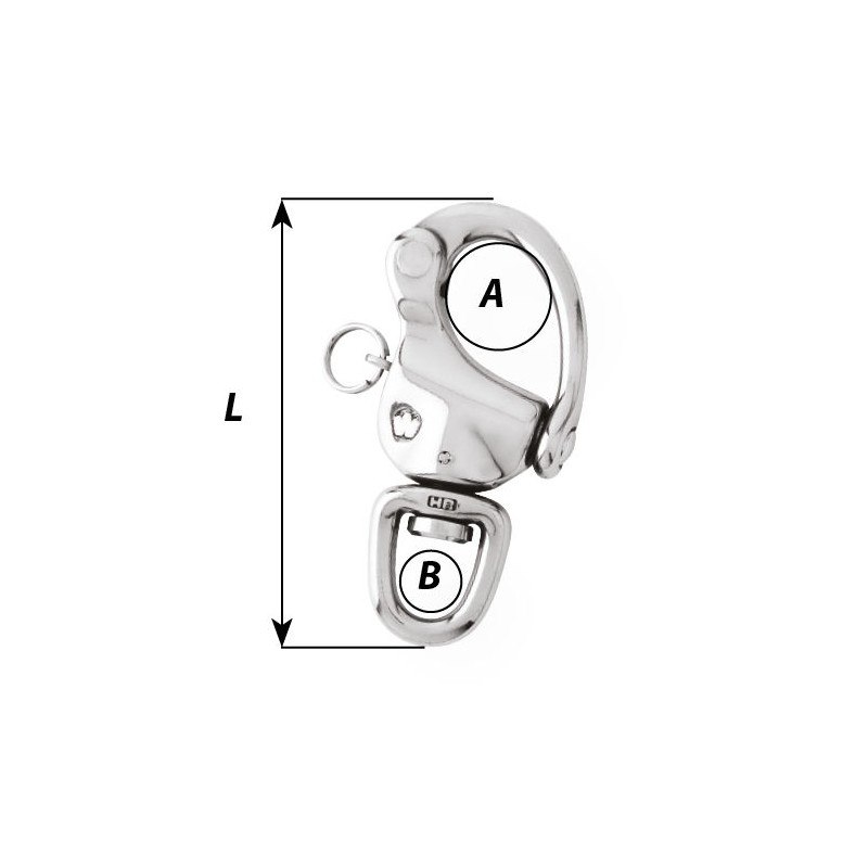 MOSCHETTONE PER SPINNAKER MM 70