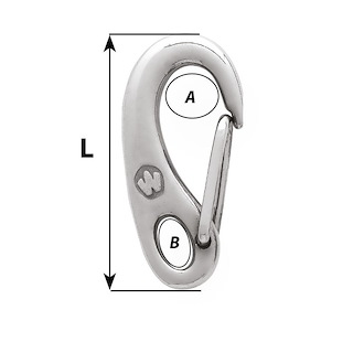 MOSCHETTONE INOX 316 MM 50