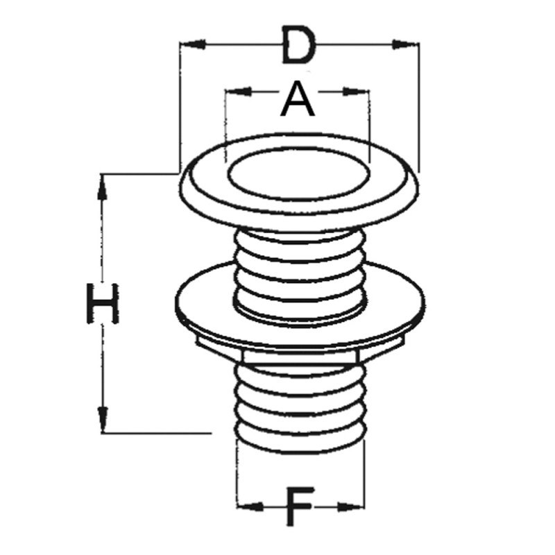 SCARICO A MARE IN NYLON