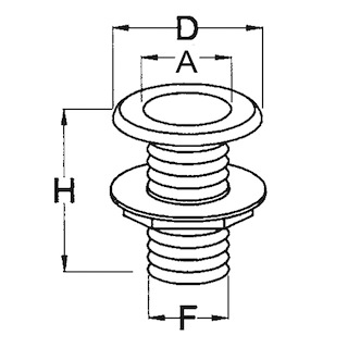 SCARICO A MARE IN NYLON