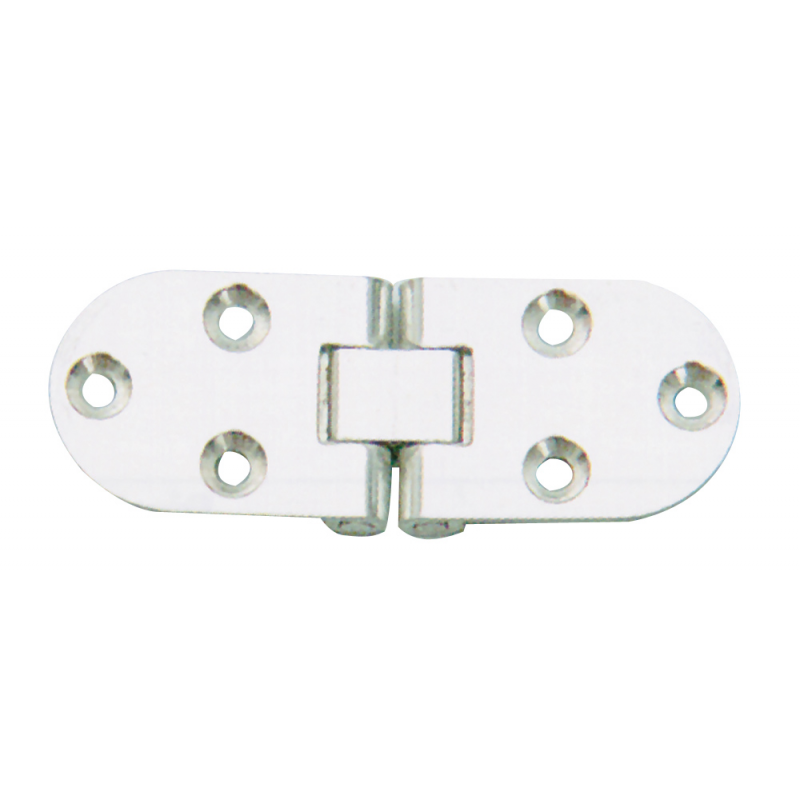 CERNIERA INOX C/ARRESTO 80X30