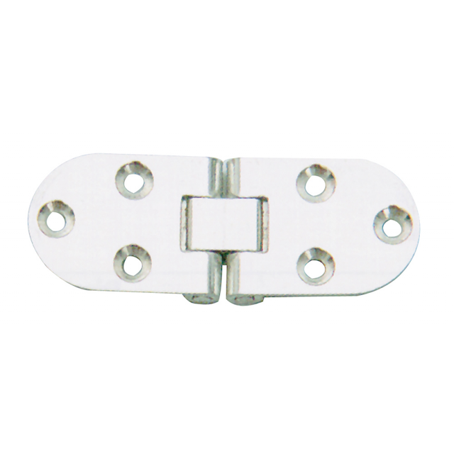 CERNIERA INOX C/ARRESTO 80X30