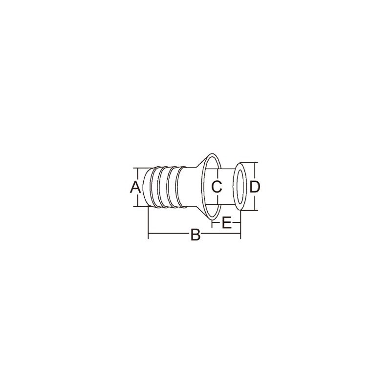 SCARICO IN GOMMA/ACCIAIO