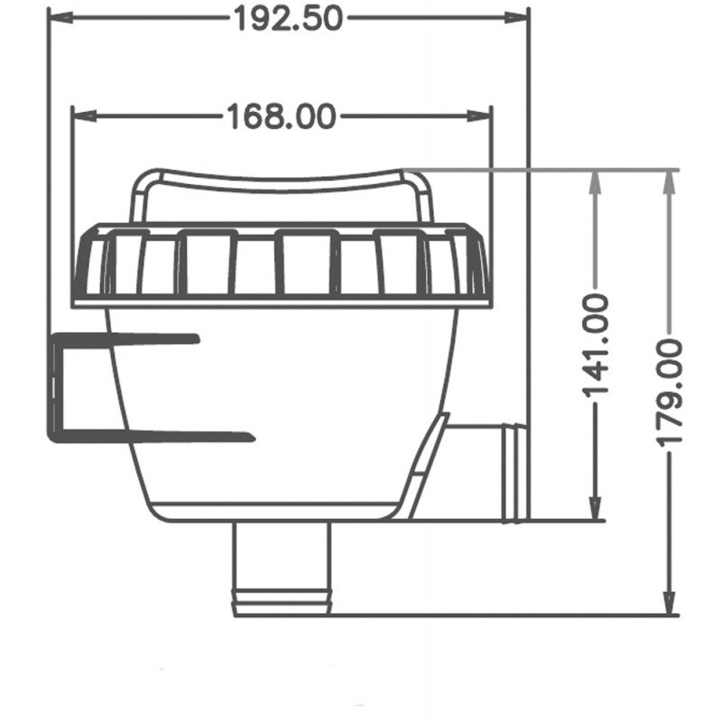 FILTRO ACQUA IN PLASTICA LT.300/H