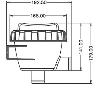 FILTRO ACQUA IN PLASTICA LT.300/H