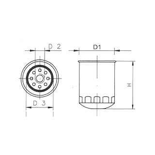 FILTRO GASOLIO 1R0751