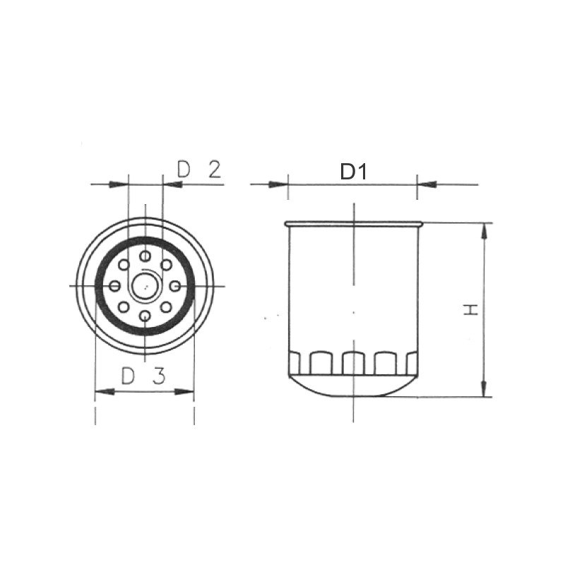 FILTRO GAS.VETUS-MITSUBISHI STM3690