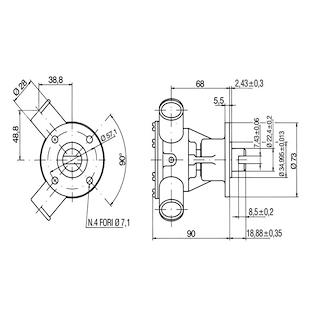 POMPA IN BRONZO SERIE 29500