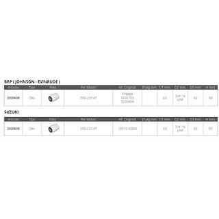 FILTRO OLIO EVINRUDE SUZUKI