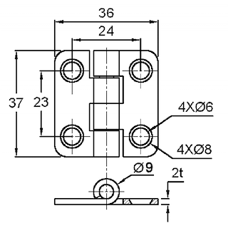 CERNIERA INOX 316 CON COPERTURA