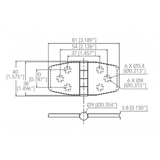 CERNIERA INOX 316 CON COPERTURA