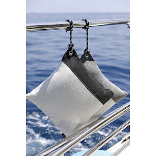 SET 2 CUSCINI GRIGIO/BIANCO