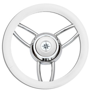 RUOTA TIMONE T26 BIANCO Ø MM.350
