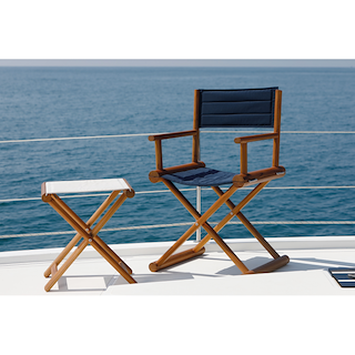 SEDIA IN TEAK BLU NAVY