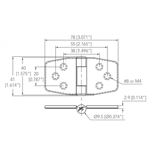 CERNIERA INOX 316 C/COPERTURA FRIZ.
