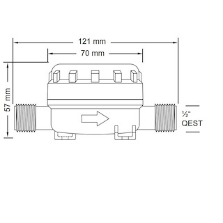 FILTRO PORTAGOMMA FILETTATO