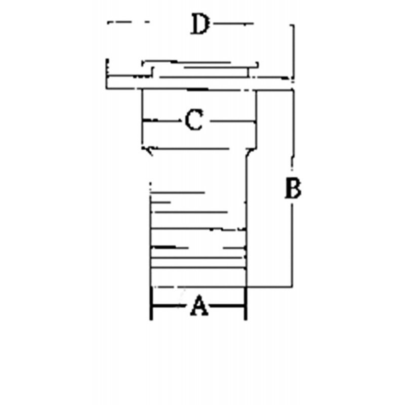TAPPO INOX 316 FUEL Ø MM.50