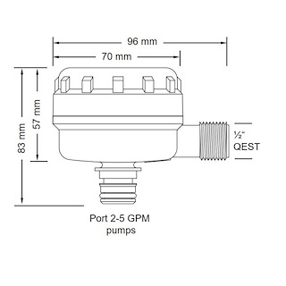 FILTRO 13MM/QEST 90°