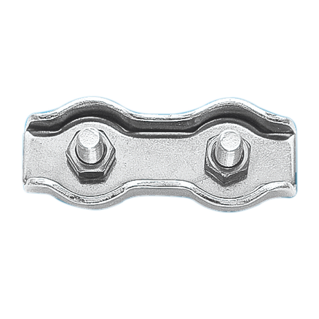 MORSETTO DOPPIO INOX 316