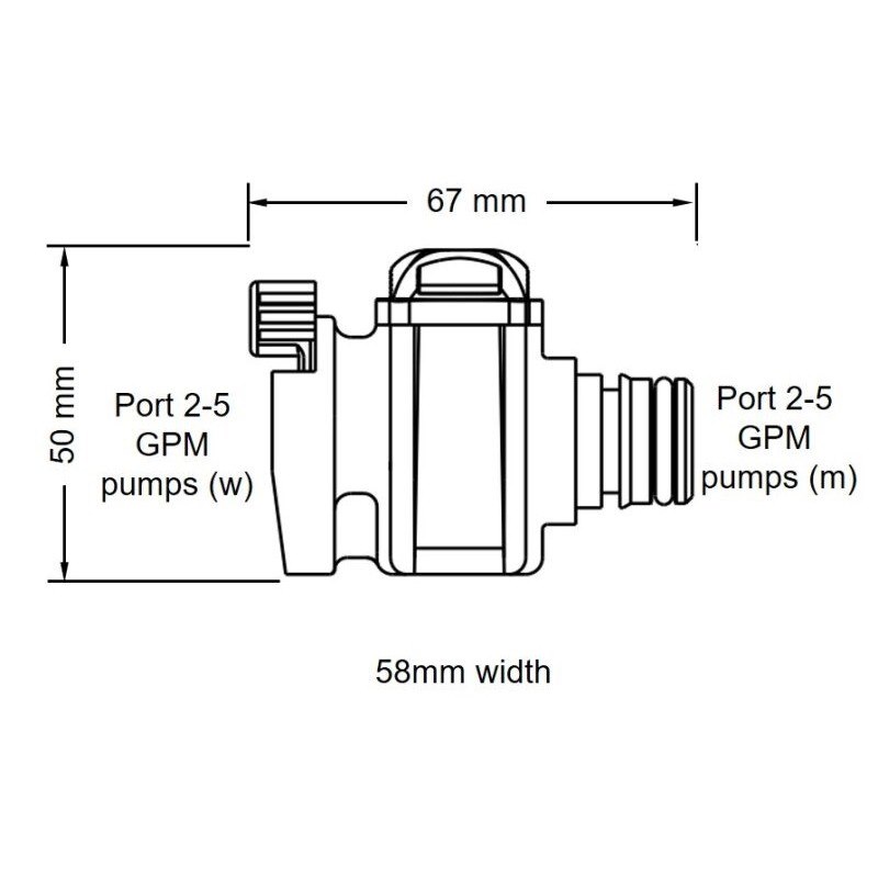 FILTRO QUICK CONNECT 40MESH