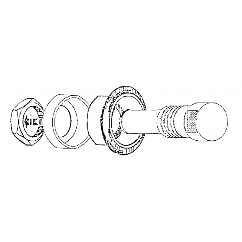 SFIATO INCASSO CURVO Ø MM.16