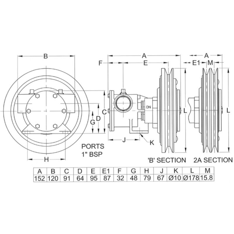 POMPA FR.2 GOLE 24V 50080-2101