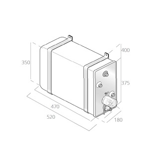 BOILER INOX BX 16 LT C/SCAMBIATORE