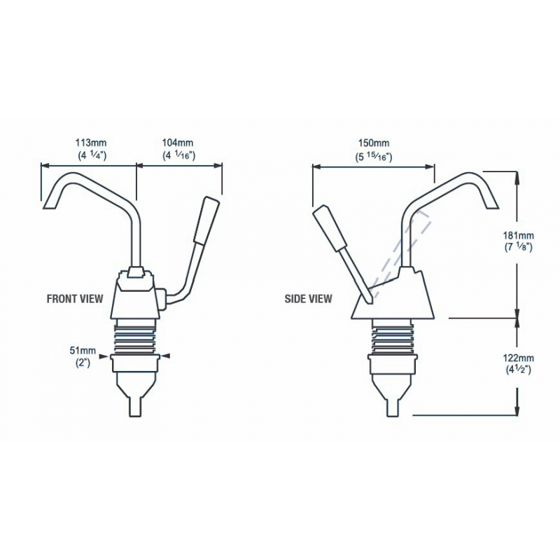 POMPA A MANO FLIPPER FRESH STD MK4