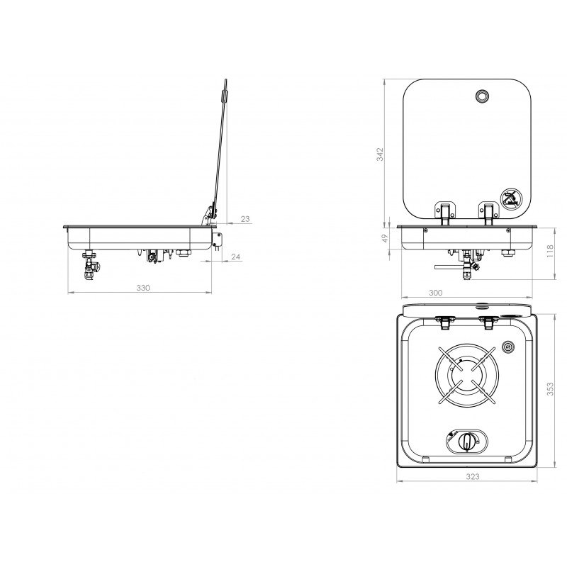 PIANOCOTTURA INCASSO 1F + COPERCHIO