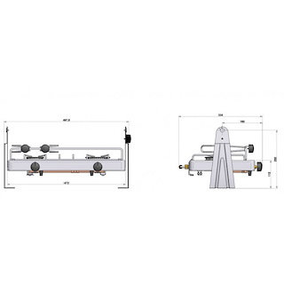 PIANO COTTURA A DUE FUOCHI DUO