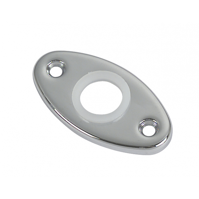 BOCCHETTA OTTONE CROMATO OVALE