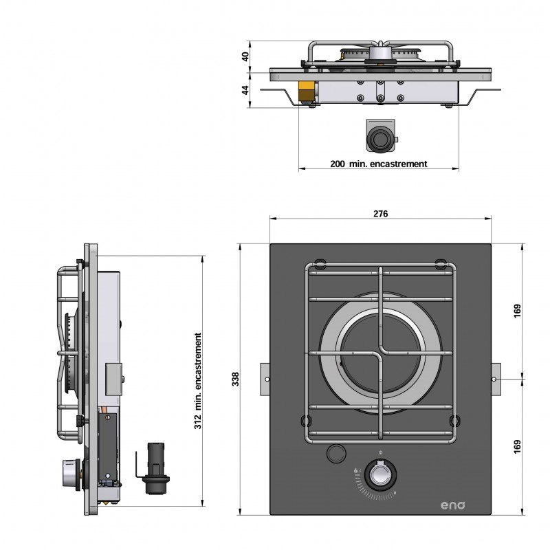 PIANO COTTURA MASTERGLASS 1 FUOCO
