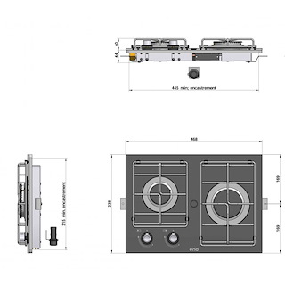 PIANO COTTURA MASTERGLASS 2 FUOCHI