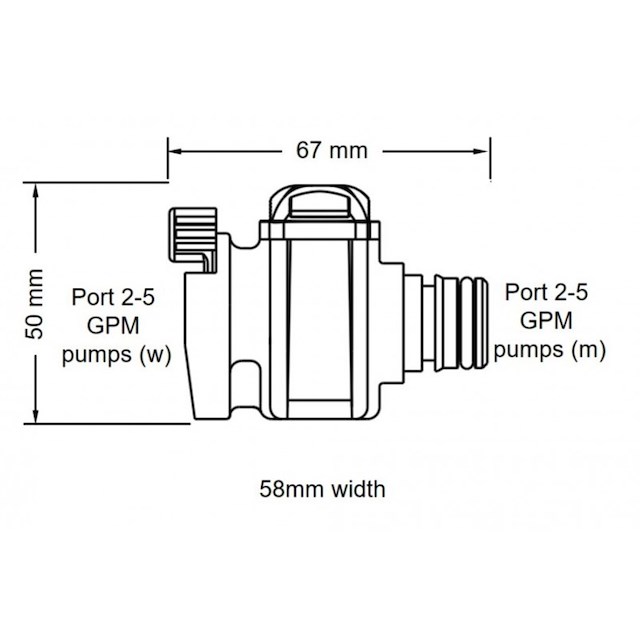 FILTRO PORTAGOMMA 1/2'