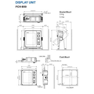 ECOSCANDAGLIO FURUNO FCV-800