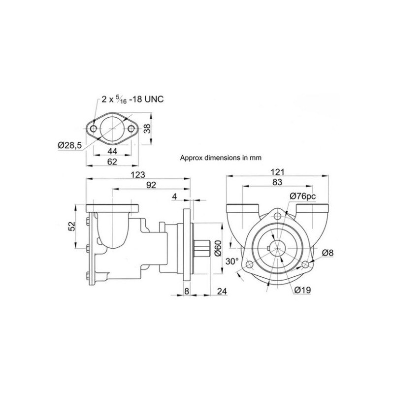 POMPA IN BRONZO 9700-01