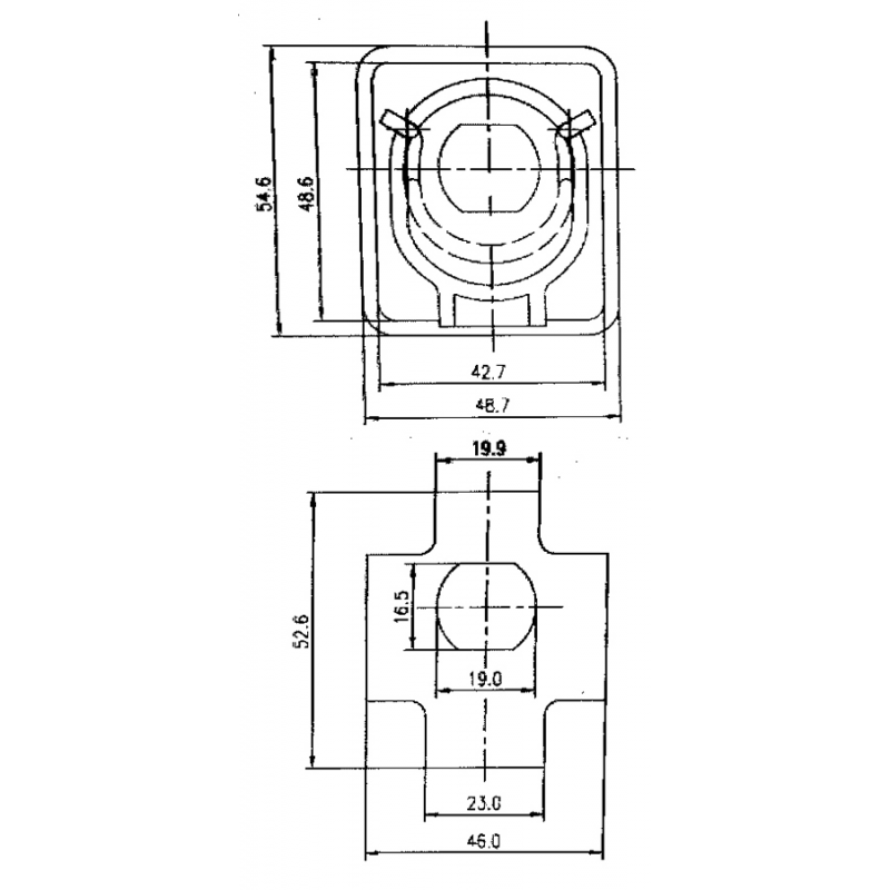 SERRATURA/ALZAPAGLIOLO INCASSO INOX
