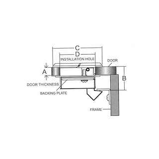 ALZAPAGLIOLO MINI INOX 316 Ø MM.49